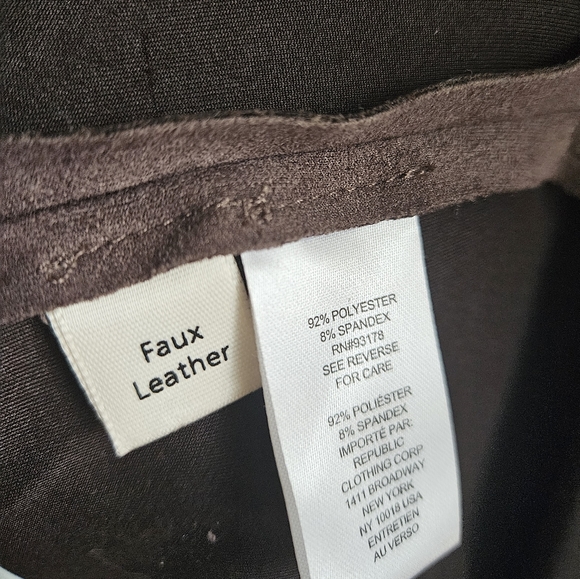 Truth by Republic faux leather button up large - Picture 6 of 6